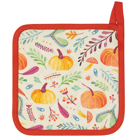 Autumn Plenty Thanksgiving Chef Potholder