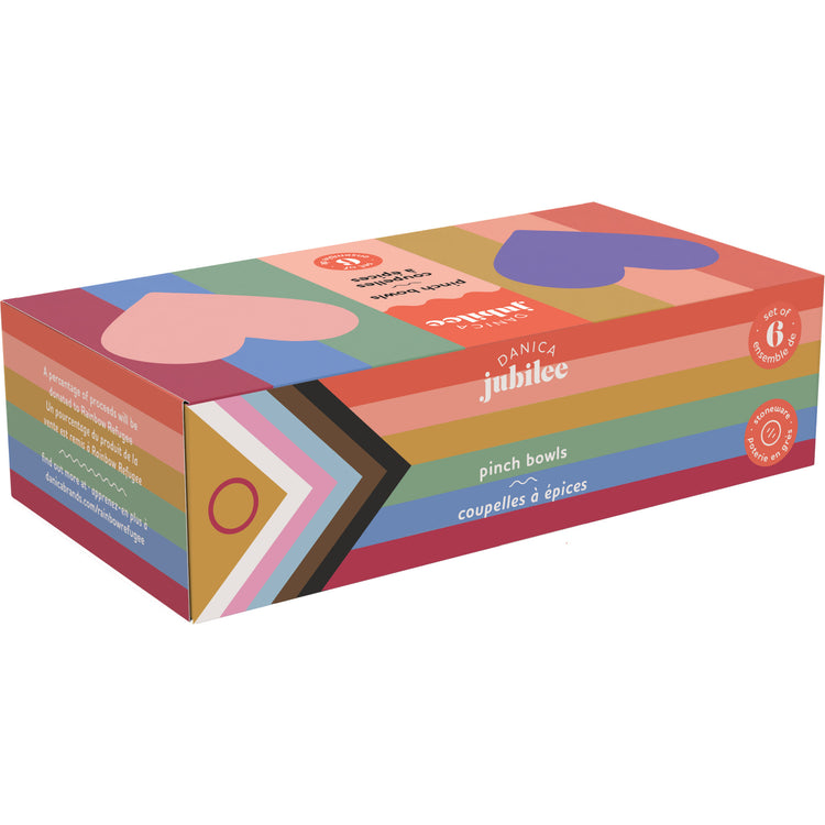 Color Parade Pinch Bowls Set of 6 Assorted