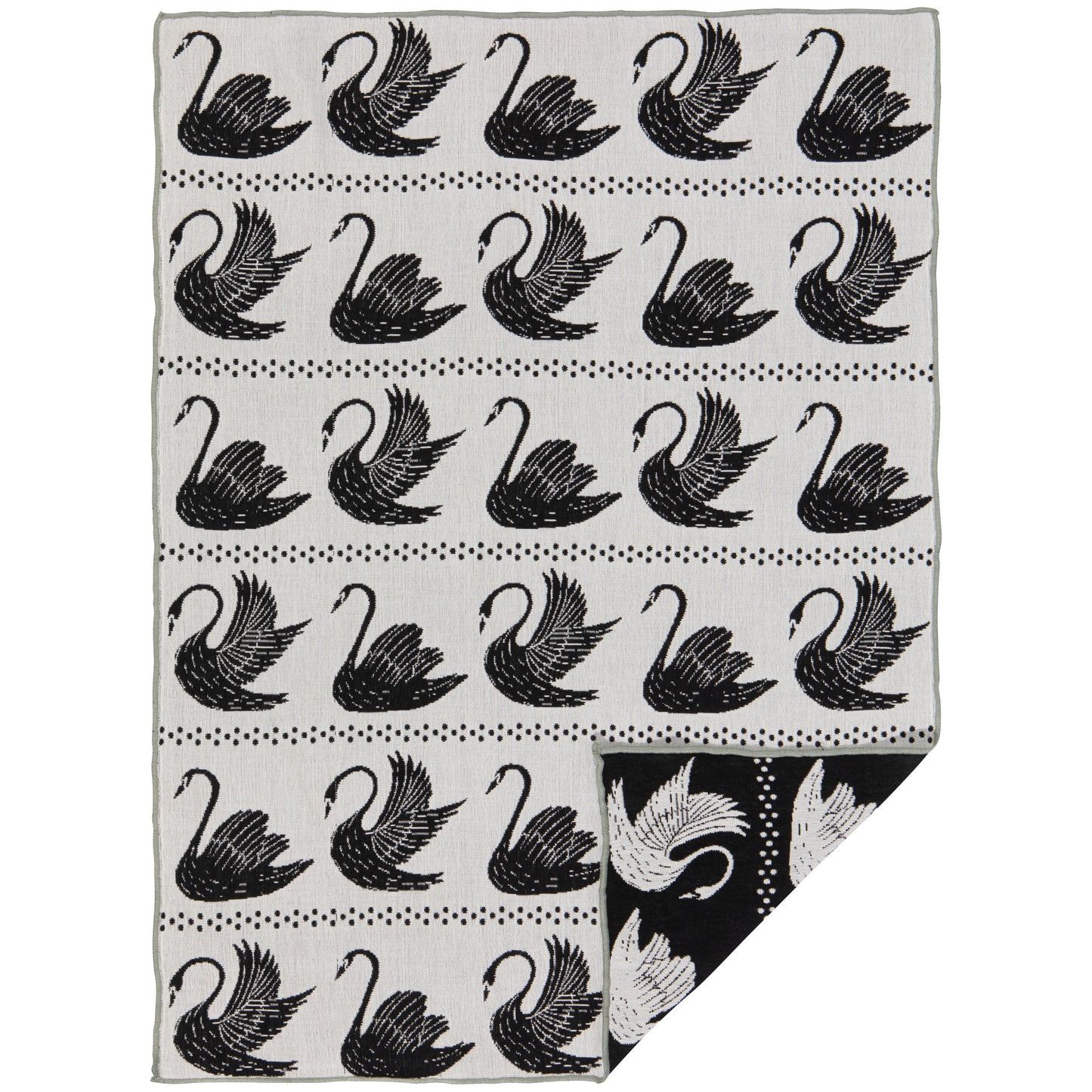 Swan Song Double Cloth Dishtowel