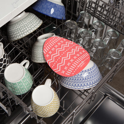 Easter Eggs Shaped Swedish Dishcloths Set of 3
