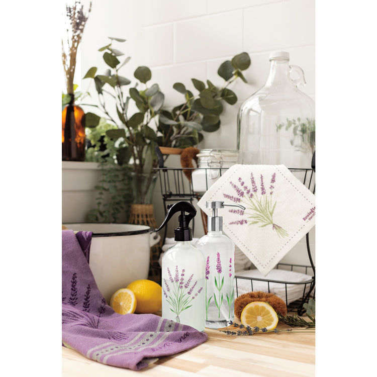 Lavender Jacquard Dishtowel