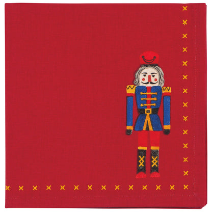 Nutcracker Christmas Napkins Set of 4