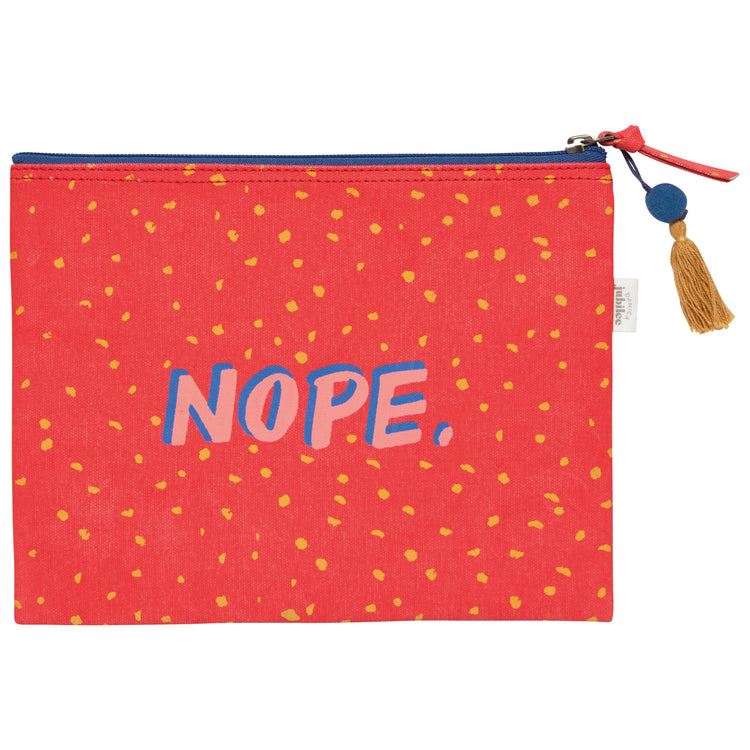 Maybe Not Zipper Pouch Set of 2