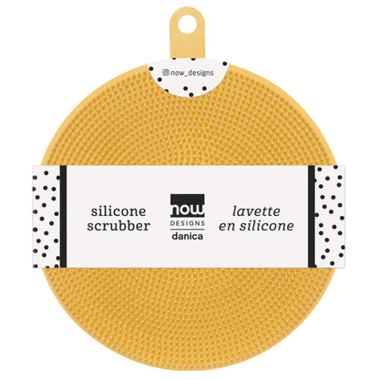 Scrub Bub Sunrise Yellow Silicone Scrubber