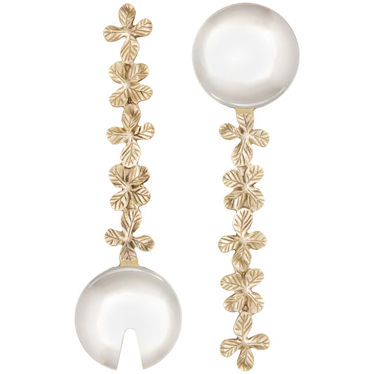 Clover Salad Servers Set of 2