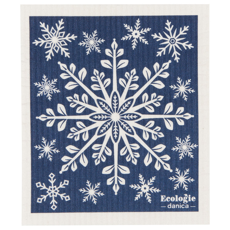 Snowflake Ornament Swedish Sponge Cloth