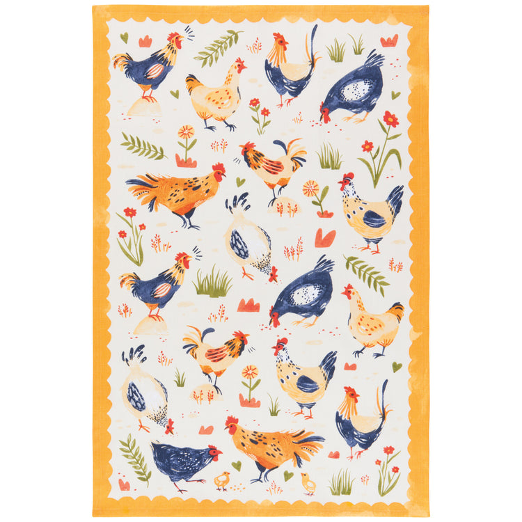 Free Range Printed Dishtowels Set of 2