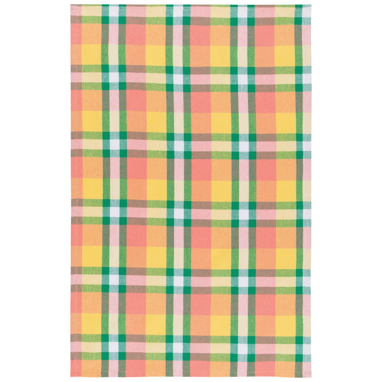 Second Spin Plaid Meadow Dishtowels Set of 2