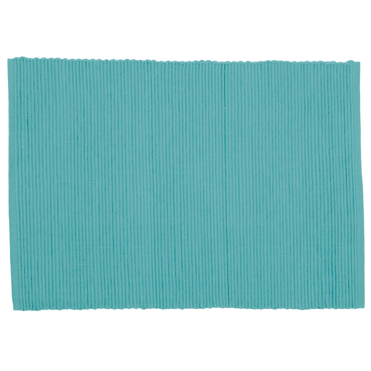 Spectrum Cotton Placemats Turquoise Set of 4