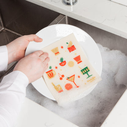 Spirits Bright Swedish Dishcloth