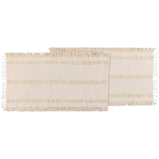 Ravel Table Runner - Ivory