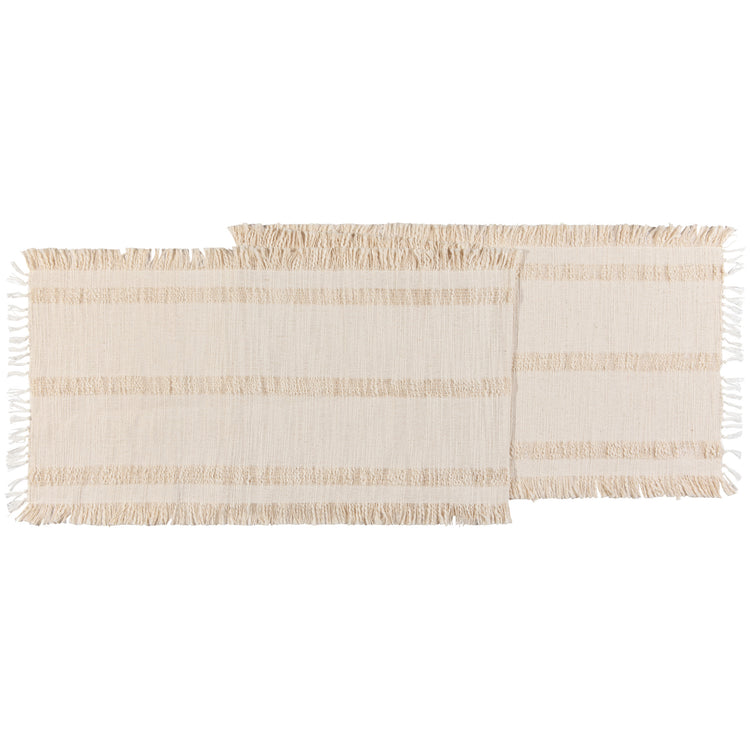 Ravel Table Runner - Ivory