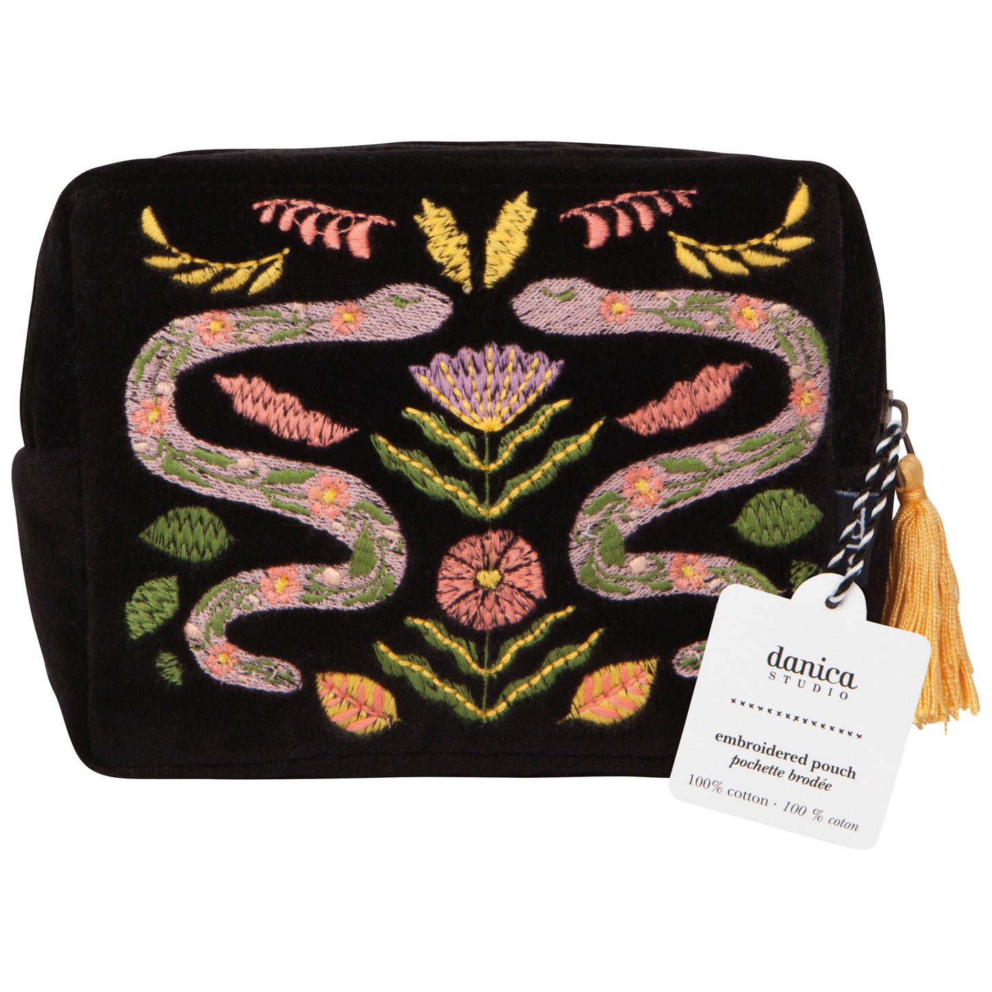 Amulet Embroidered Pouch