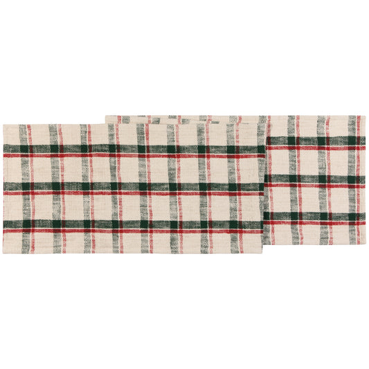 Noel Plaid Christmas Table Runner