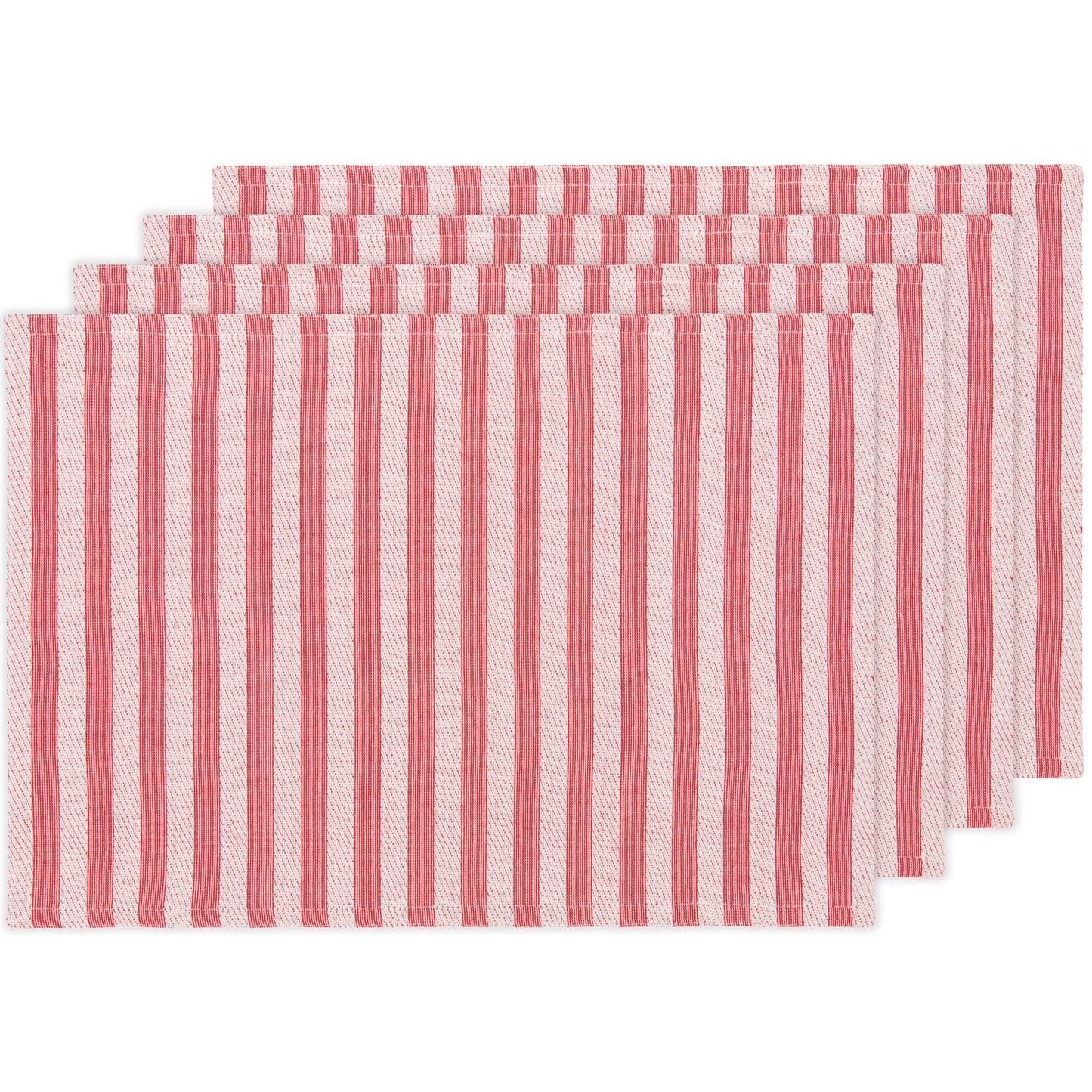 Peppermint Stripe Placemats Set of 4