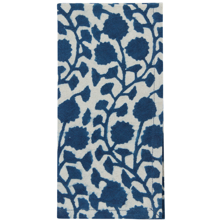 Vinebloom Block Print Napkins Set of 4