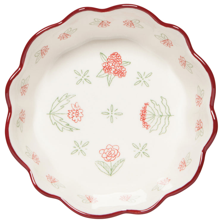 Camellia Stamped Bowl Medium 5.75 inch