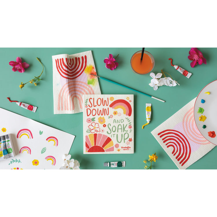 Slow Down Swedish Dishcloth