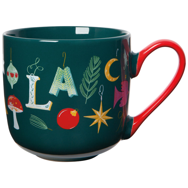 Fa La La Mug and Dishtowel Set