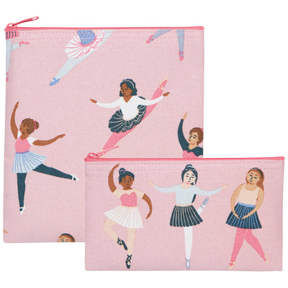 Ballerina Snack Bags Set of 2