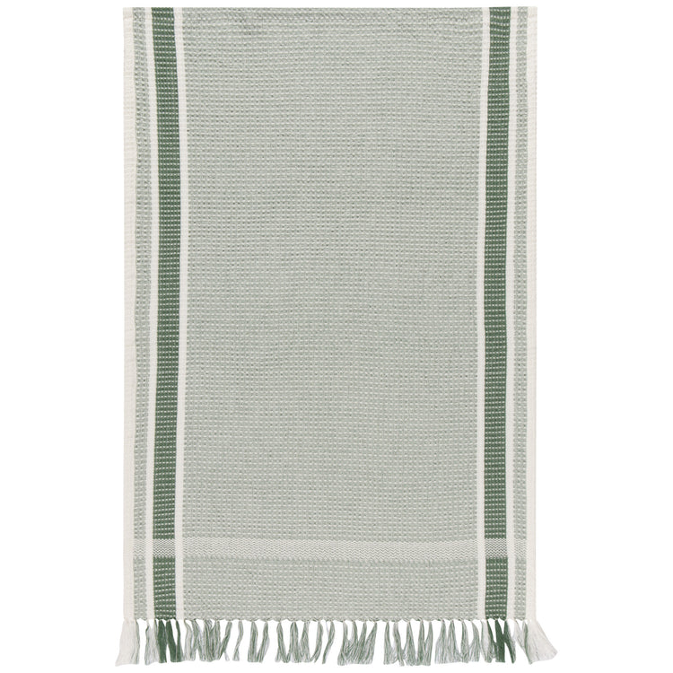 Jade Green Soft Waffle Dishtowel