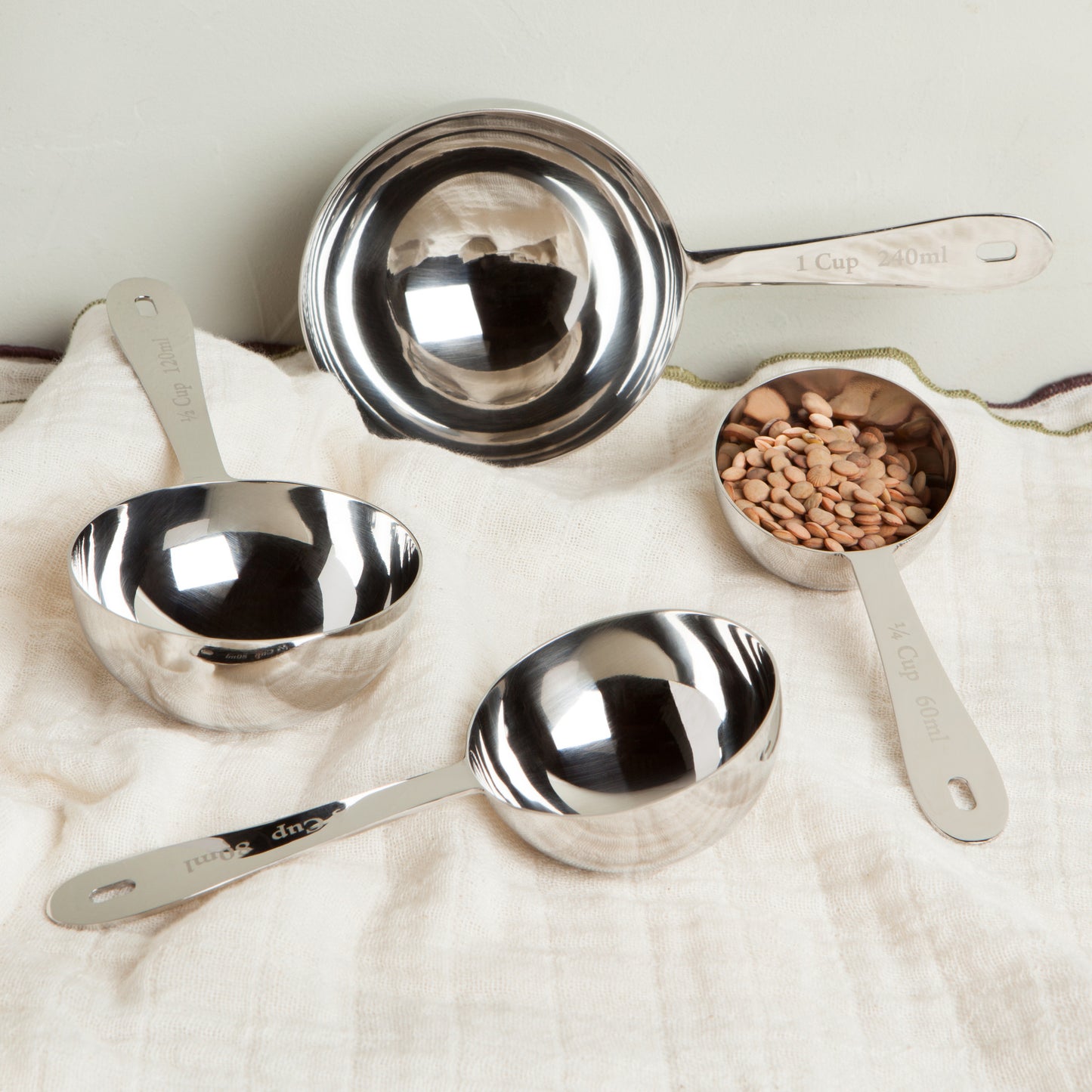 Stainless Steel Measuring Cups Set of 4