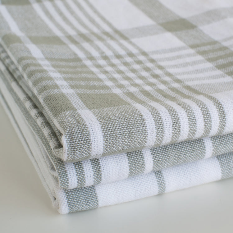 London Gray Jumbo Dishtowels Set of 3