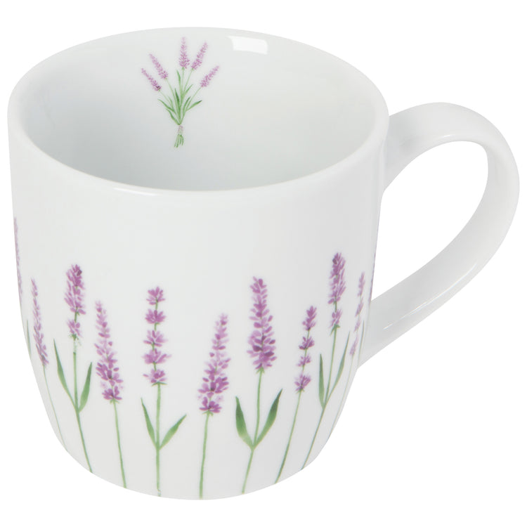 Lavender Porcelain Mug