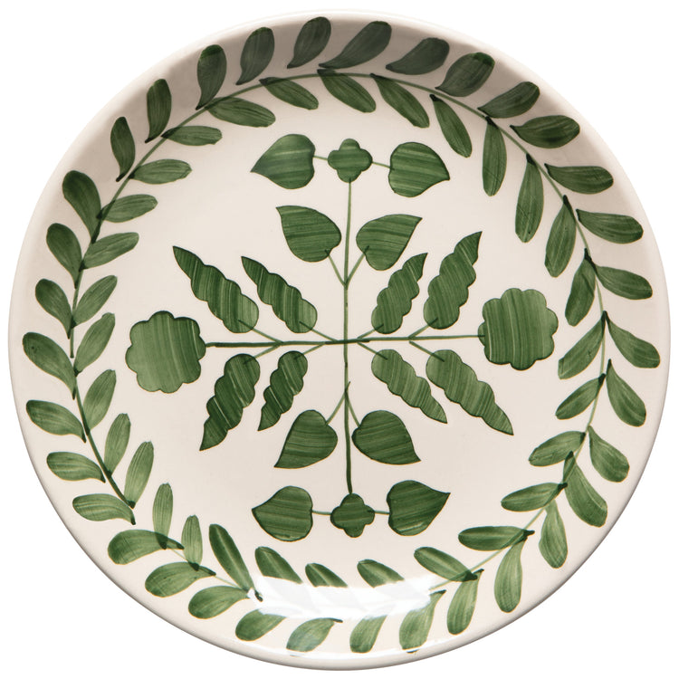 Sylvie Green Hand Painted Side Plate 7.75 inch