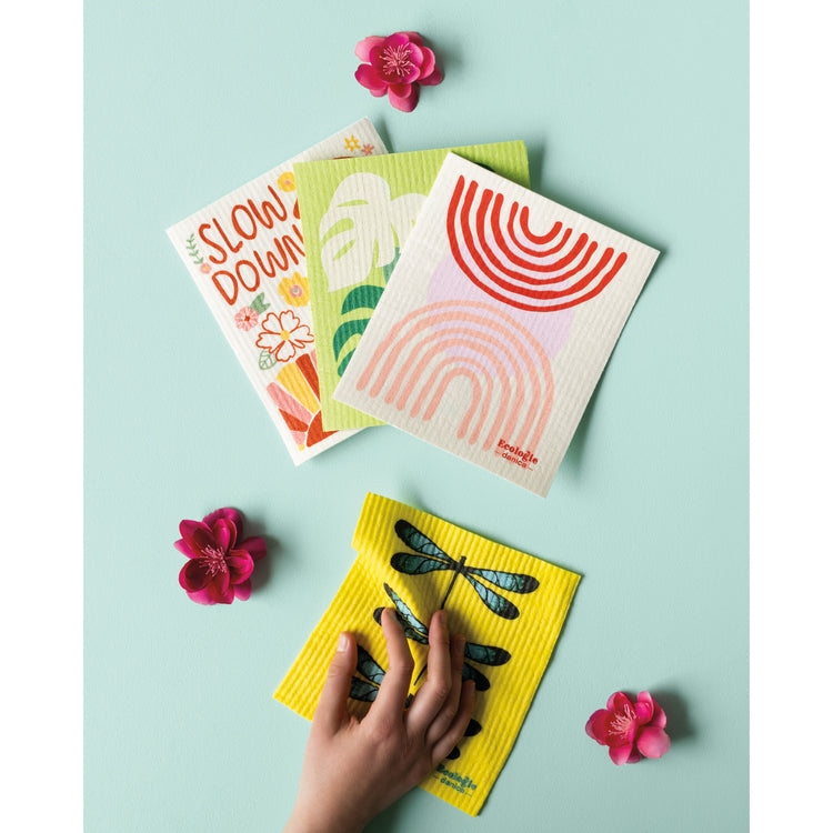 Dragonfly Swedish Dishcloth