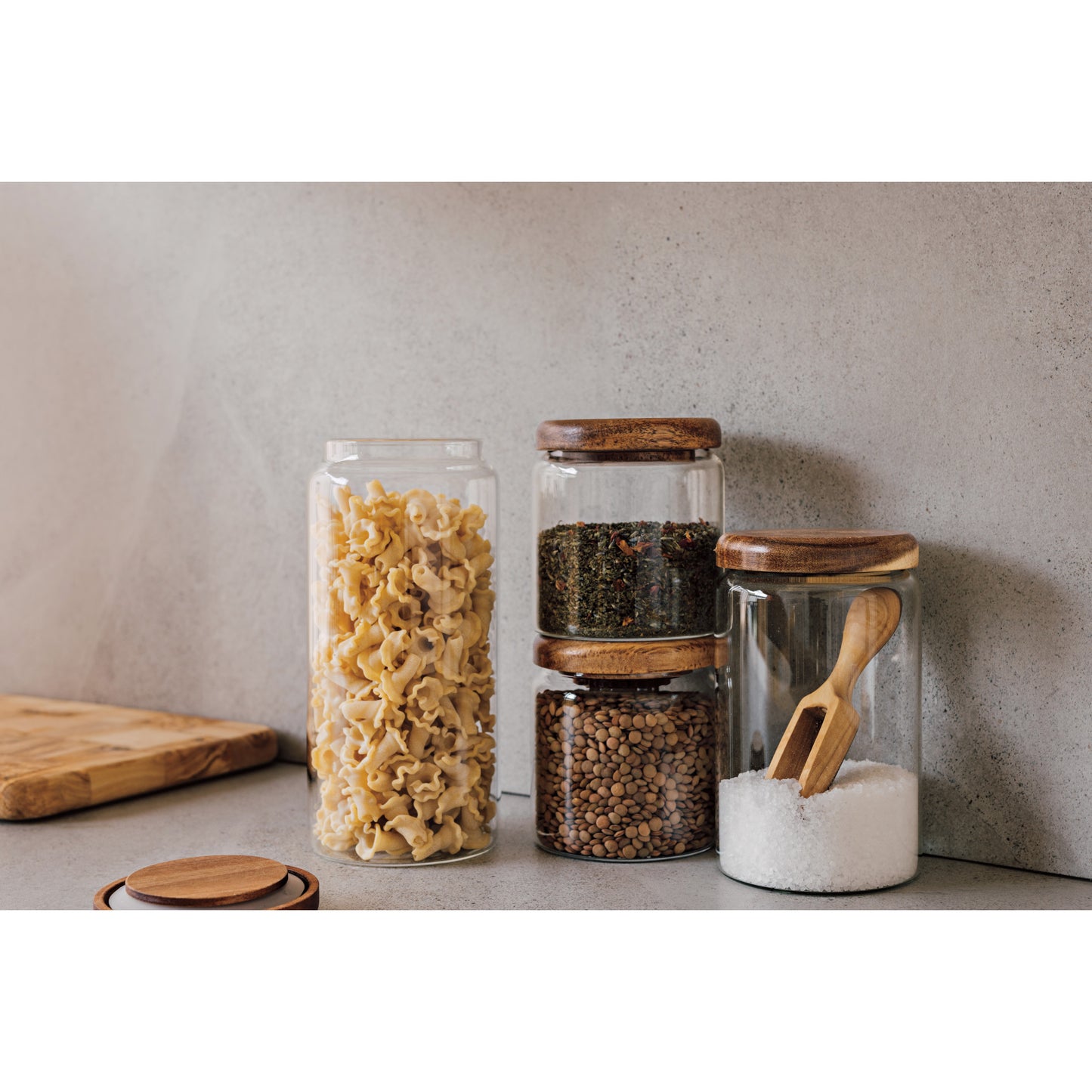 Olive Wood Salt Scoop