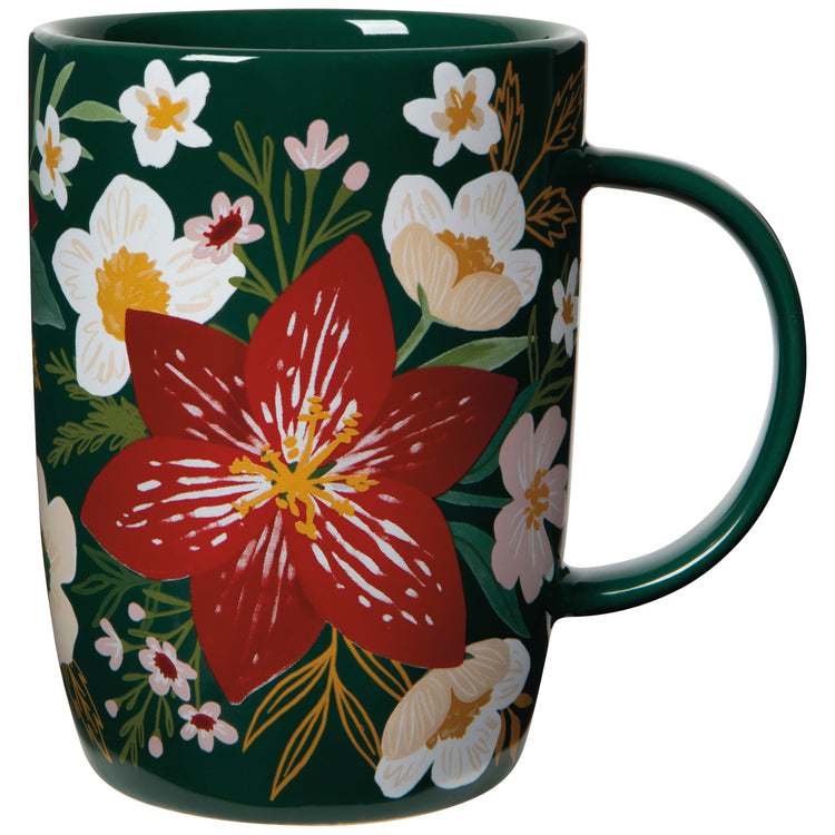 Amaryllis Christmas Tall Mug