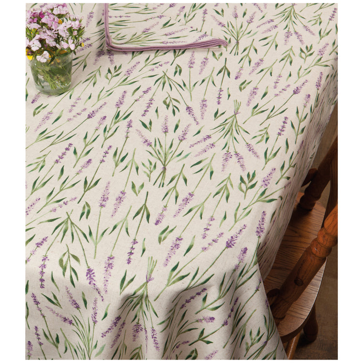 Lavender Tablecloth 90 x 60 inches