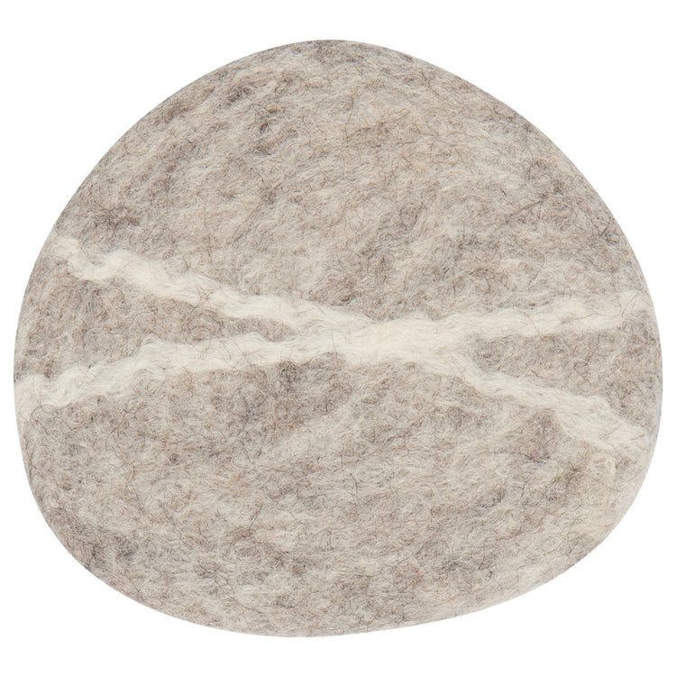 Striato Felt Coaster Set of 4 - Flint