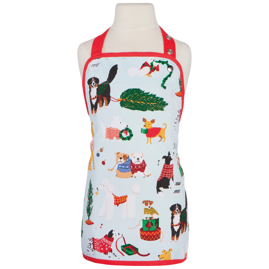 Holiday Hounds Kid's Apron