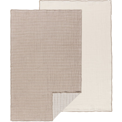 Dove Gray Double Gauze Dishtowels Set of 2