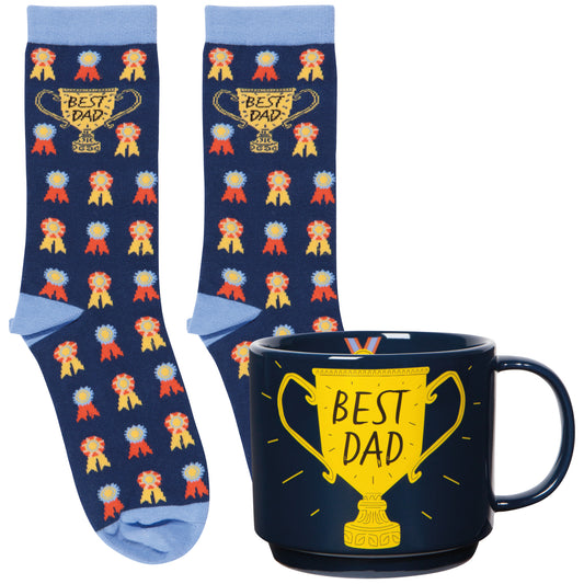 Best Dad Mug & Socks Set of 2