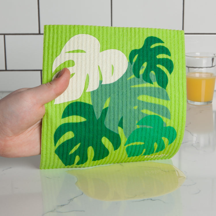 Monstera Swedish Dishcloth