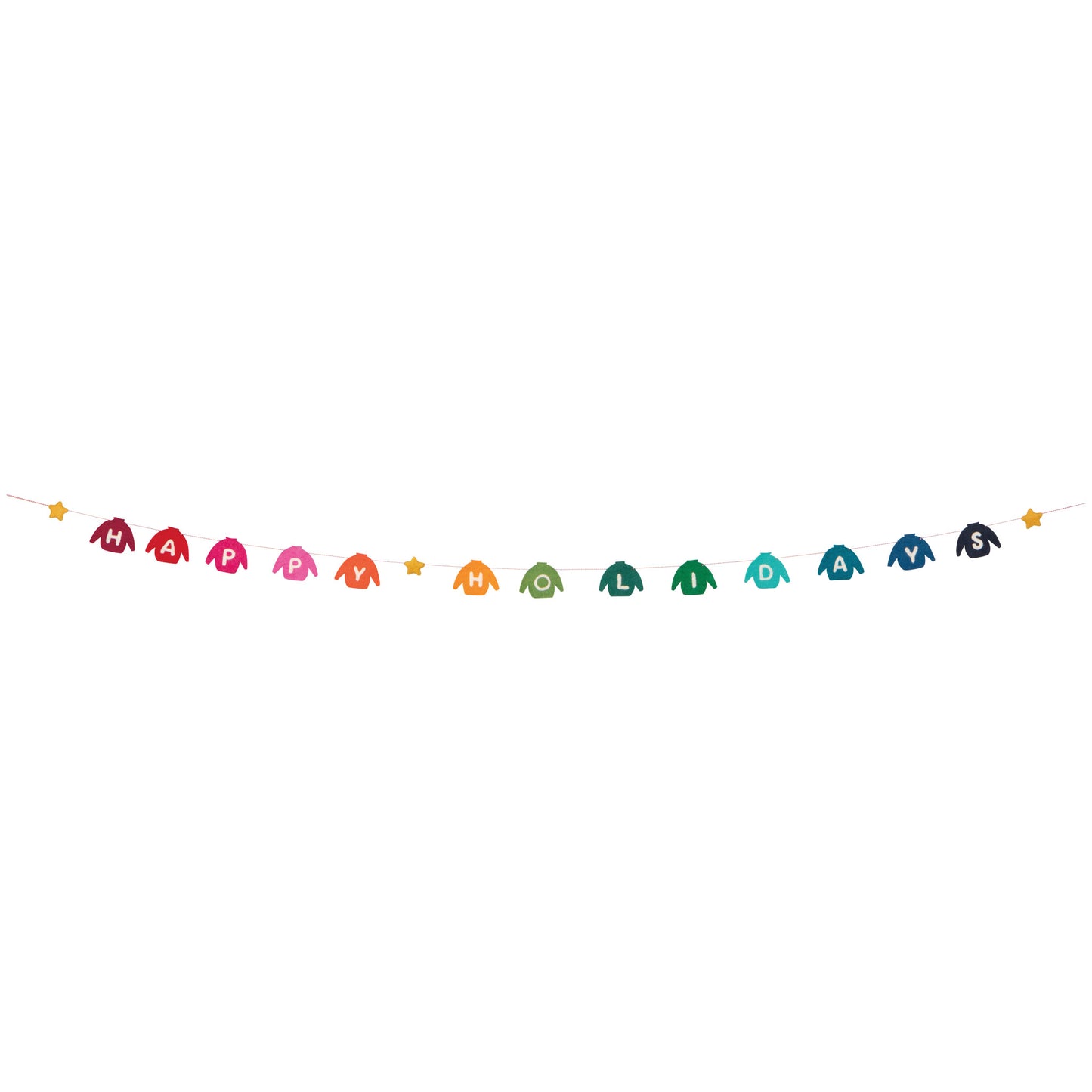 Happy Holidays Felt Garland