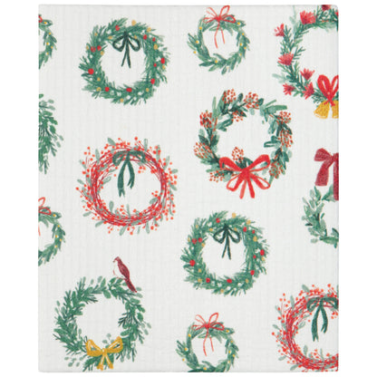 Winter Wonders Christmas Eco Dishcloth Roll Counter Display - 12 assorted