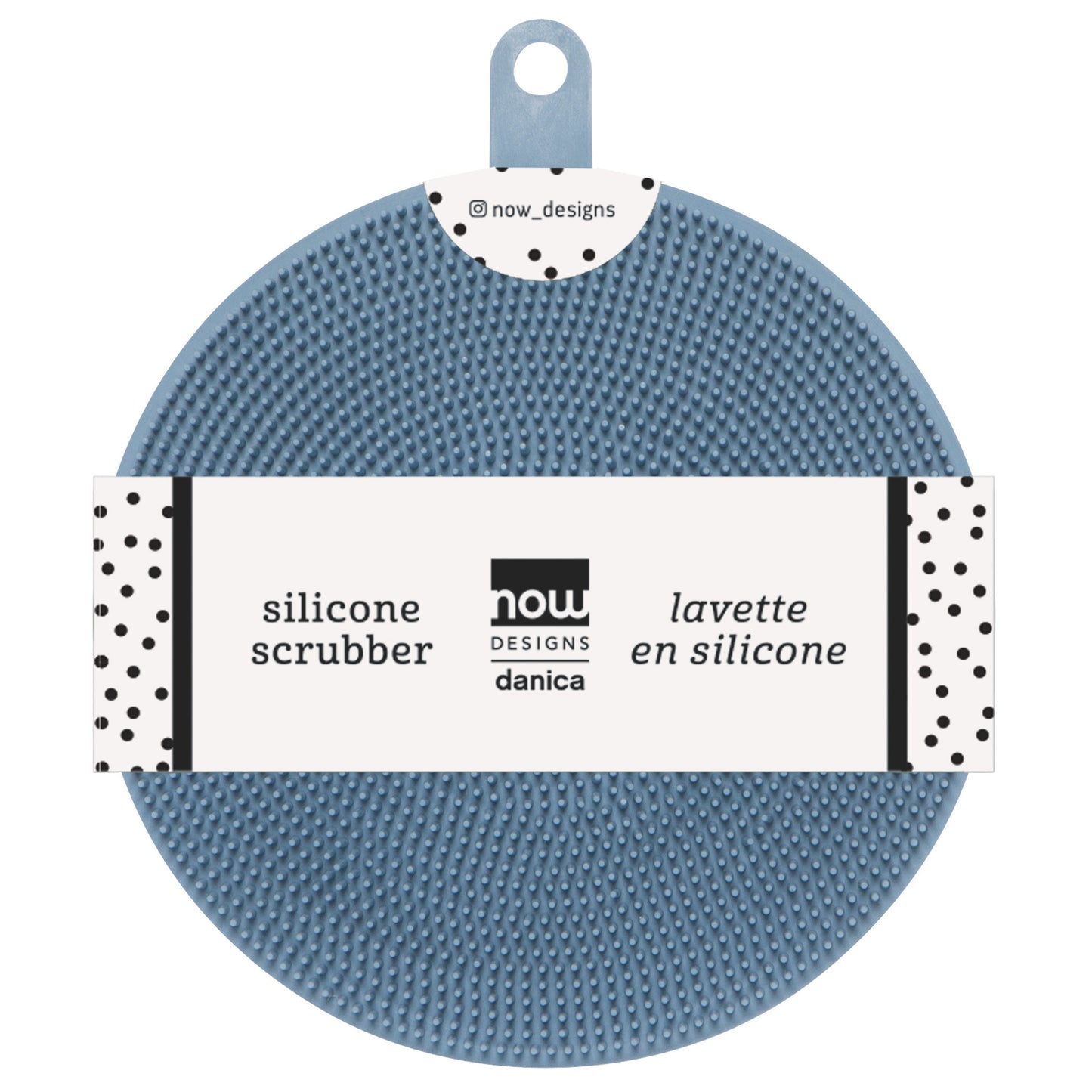 Scrub Bub Marine Blue Silicone Scrubber