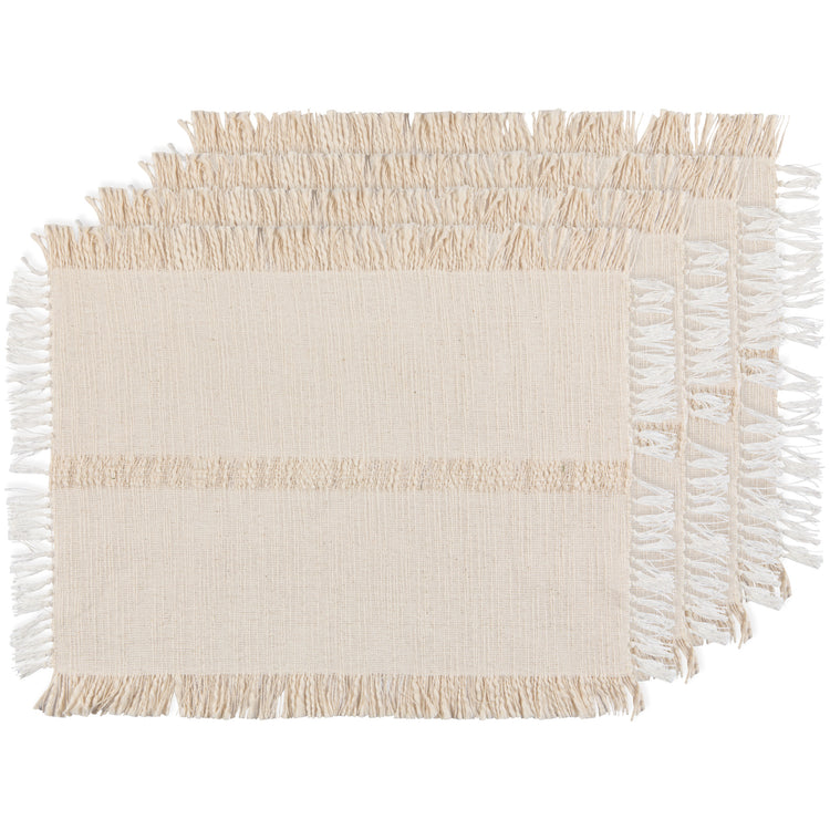 Ravel Placemats Set of 4 - Ivory