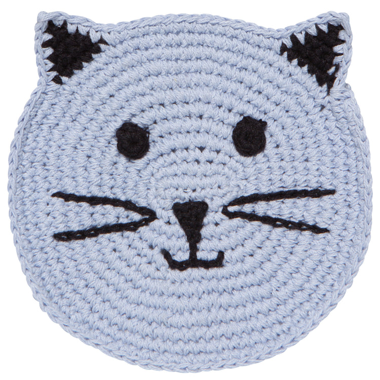 Meow & Furever Crochet Coasters Set of 4 Assorted