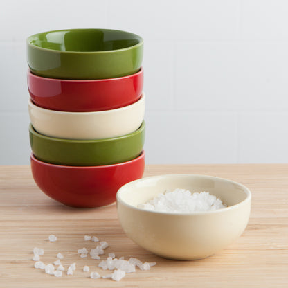 Holiday Pinch Bowls Set of 6