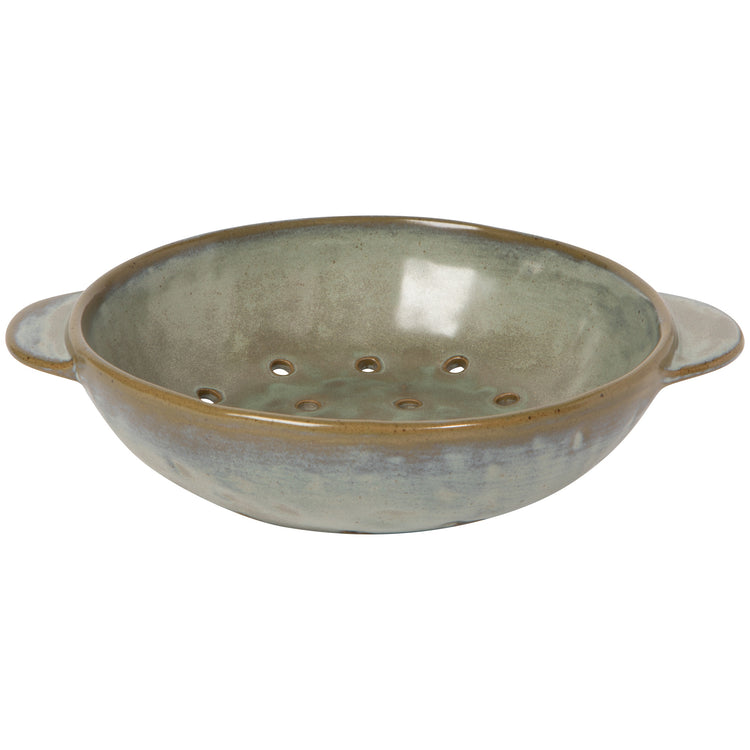 Gray Stoneware Fruit Bowl 7 inch