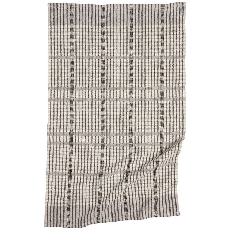 Pewter Finley Check Dishtowels Set of 2