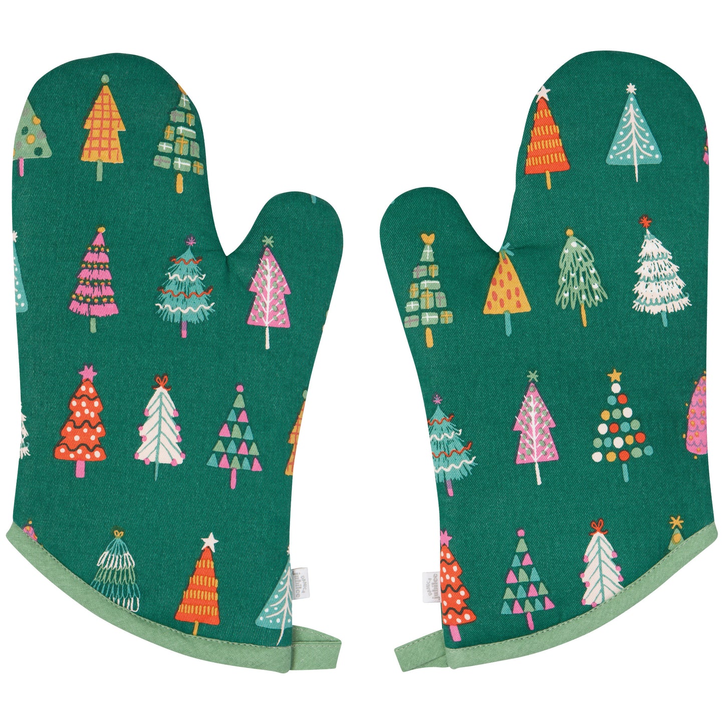 Glitzmas Christmas Oven Mitts Set of 2