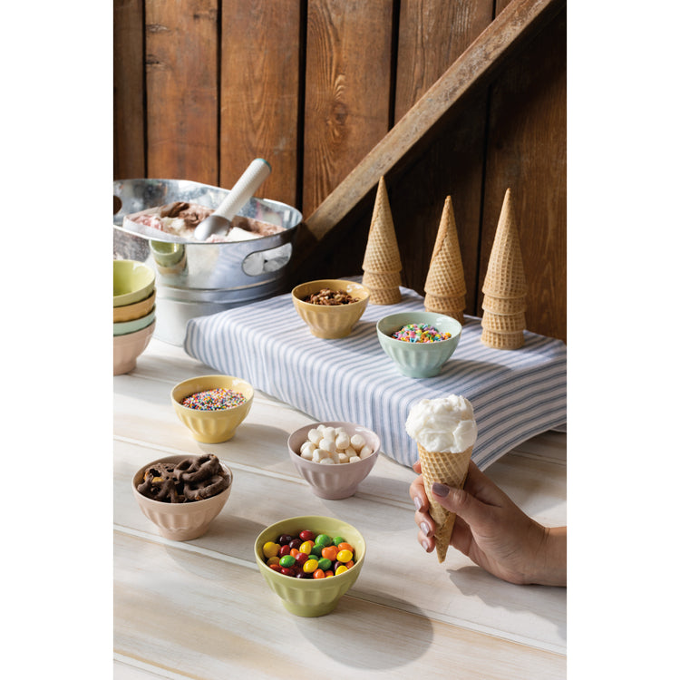 Flora Sundae Bar Pinch Bowls Set of 6