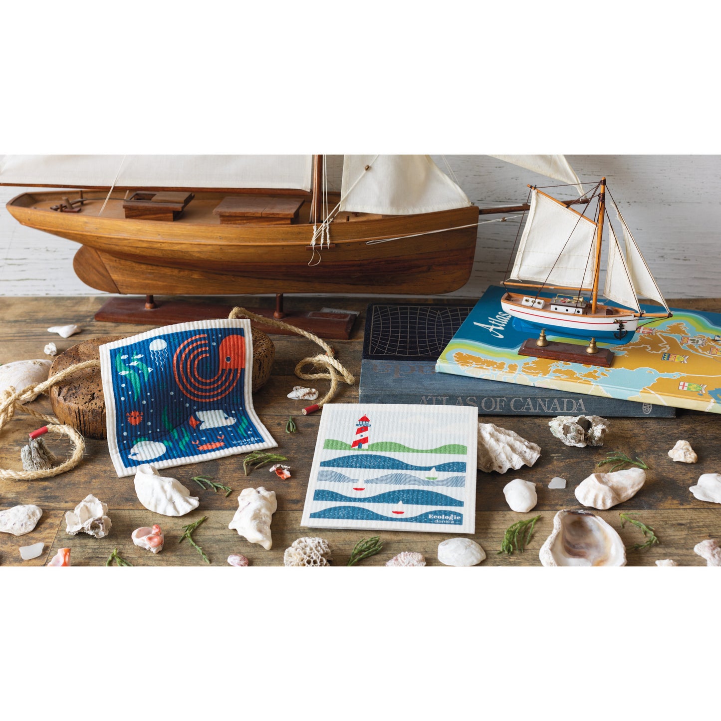 Lighthouse Swedish Dishcloth