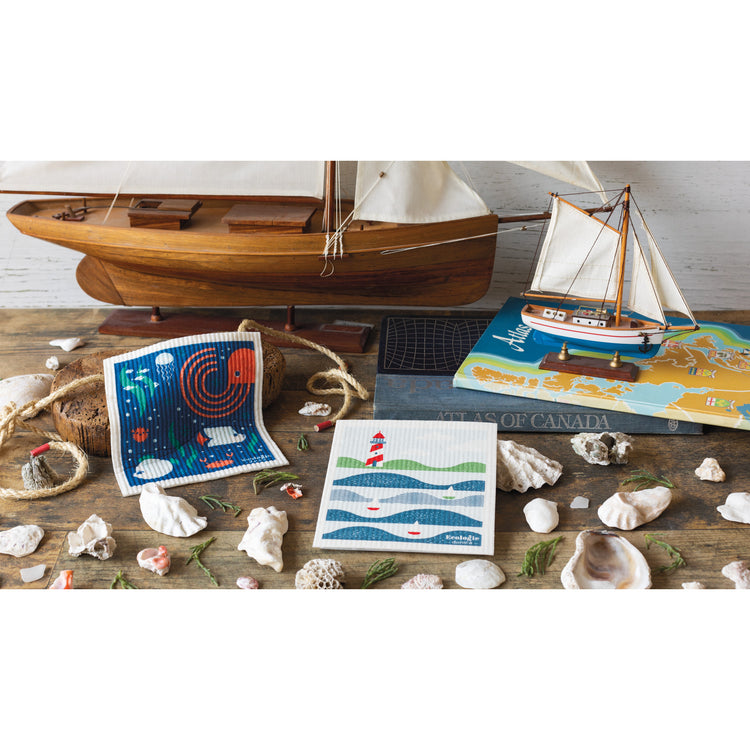 Lighthouse Swedish Dishcloth